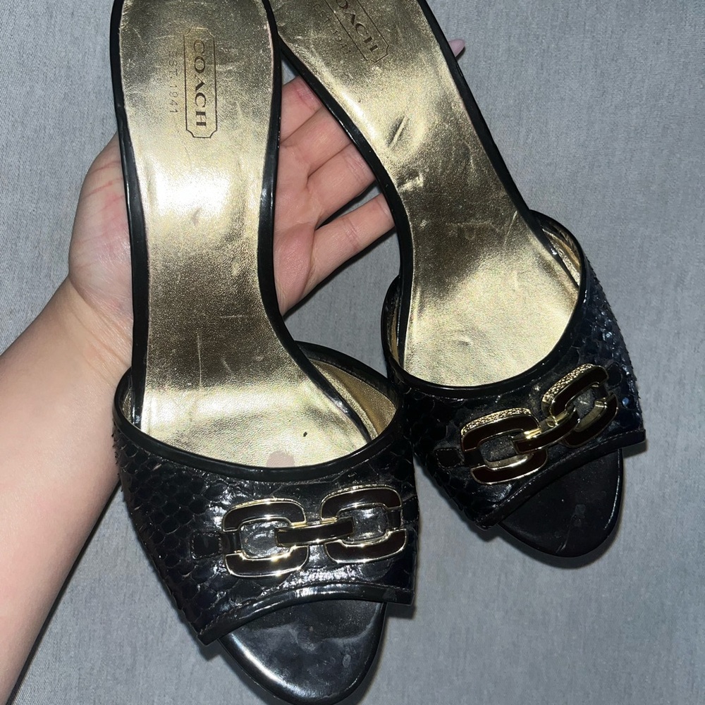 Coach Kitten Heels